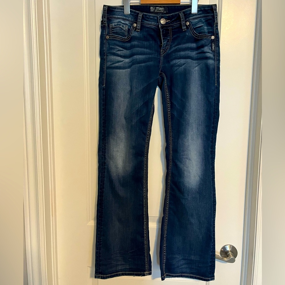 SILVER Aiko mid boot Jeans size 30W